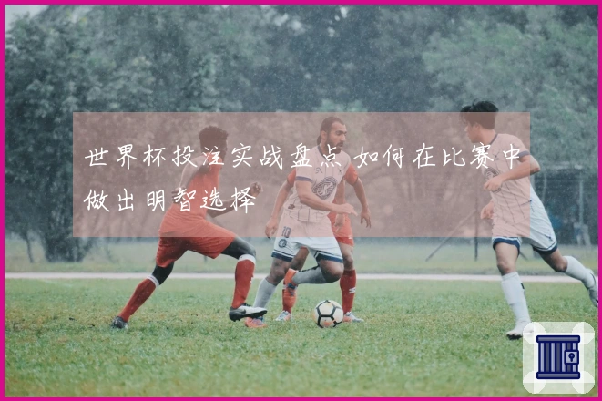 世界杯投注实战盘点 如何在比赛中做出明智选择